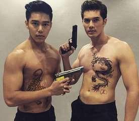 明星网红的纹身图片男士,揭秘明星网红男士的独特魅力