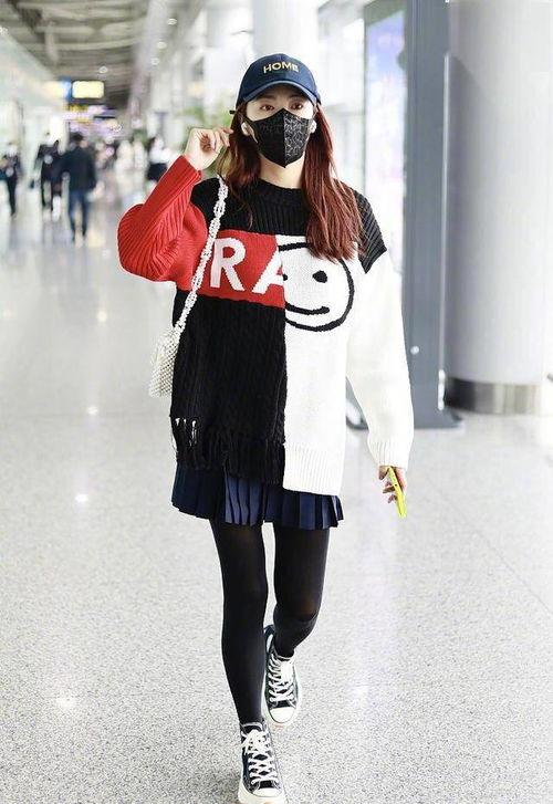 明星网红冬季穿搭女